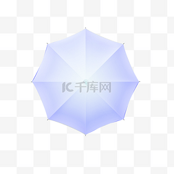 蓝色手绘海报图片_矢量卡通蓝色雨伞