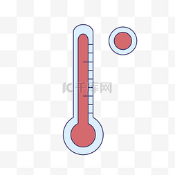 三伏元素图片_夏季温度设计图标