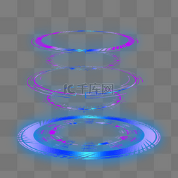 荧光图标图片_科技元素荧光开启高清图