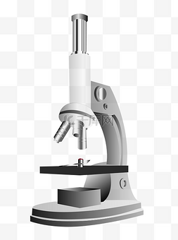 医用显微镜图片_医疗实验显微镜插画