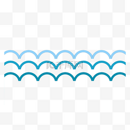 水圈图片图片_卡通手绘水面浪花海面波浪