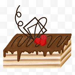 美味小甜点图片_美味巧克力小蛋糕小甜点甜品手绘