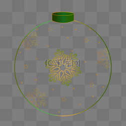 海报边框雪花图片_圣诞节卡通扁平古典绿色灯管风装