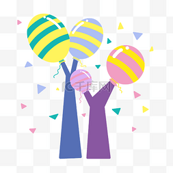 气球创意树木装饰