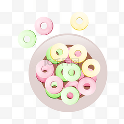 彩色糖果彩色图片_彩色圆圈糖果