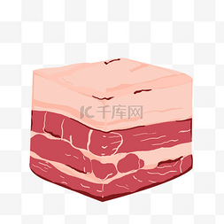 美食红烧肉图片_手绘红烧肉PNG素材
