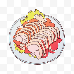 盘子菜图片_火锅肉类食物