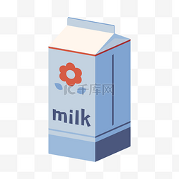 萌小希系列图片_手绘卡通居家清新系列牛奶