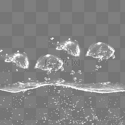 水花溅起矢量图片_清水矢量水珠水滴元素