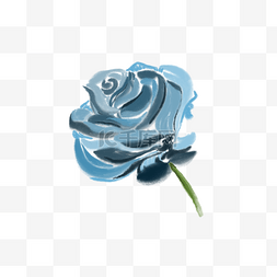 小花朵蓝色图片_玫瑰鲜花花朵