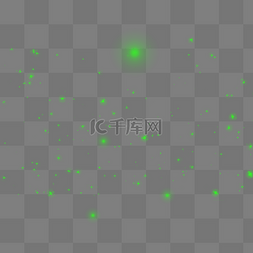 丁达尔效应光源图片_绿色光圈光点元素