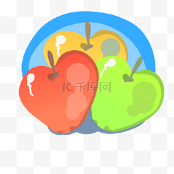 手绘绿色蔬菜图片_手绘农产品蔬菜水果插画