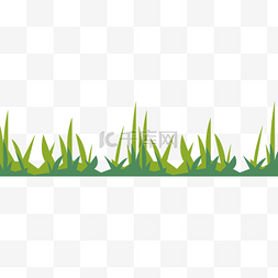绿色踏青图片_绿色的草丛手绘设计图