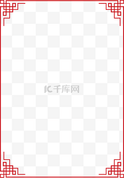中国风图片_雕窗创意边框矢量图