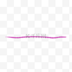 欧式欧式箭头图片_卡通紫色叶子简约分割线