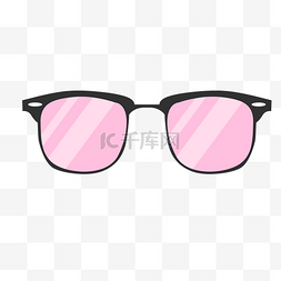 工艺眼镜框图片_粉红色眼镜镜框