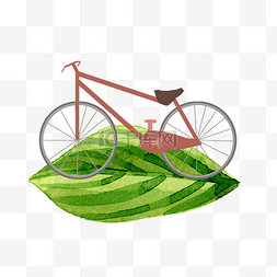 环境治理图片_环保绿色出行自行车