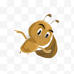 深棕色蚂蚁设计图