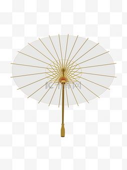 伞设计图片_中国风小白伞古风装饰图案