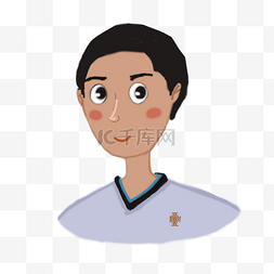 世界杯队服图片_世界杯手绘插画球员头像PNG