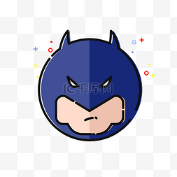 超级英雄蝙蝠侠mbe风格设计