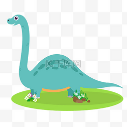 小动物恐龙图片_矢量手绘卡通恐龙