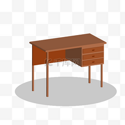 家居椅子桌子图片_矢量免扣黄色桌子
