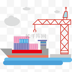 国际贸易图片_货运码头国际贸易