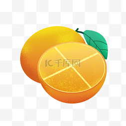 鲜榨果汁免抠图片_创意甜橙
