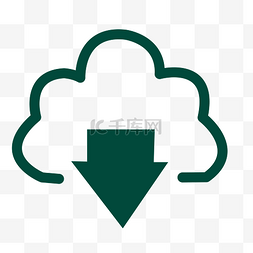 云数据矢量图图片_云服务图标