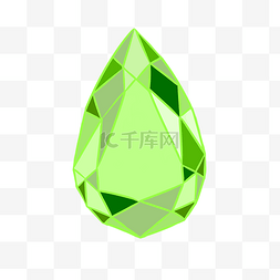 绿色菱形宝石