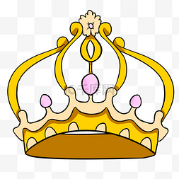 华丽的黄色皇冠