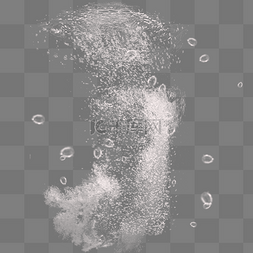 漂浮的气泡图片_水滴翻腾的气泡元素