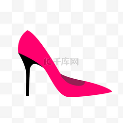 粉色高跟鞋实物图片_三八妇女节女王节高跟鞋