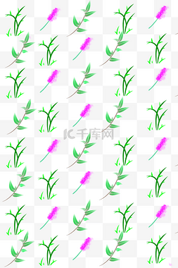 绿色装饰植物图片_绿色麦苗底纹