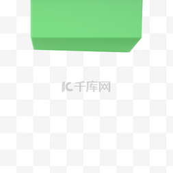 绿色的立方体图片_绿色的立方体免抠图