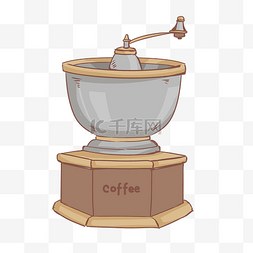 文艺复古图片_清新复古文艺风手摇式咖啡壶