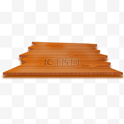 木质装饰条图片_缺口的木质木板插画