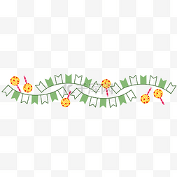 银魂糖分图片_棒棒糖彩旗分割线