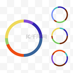 分析圆环图片_商务矢量数据分析圆环图