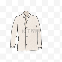 服装简约图片_简约风格服装插画PNG图片