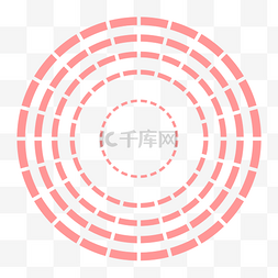 圆虚线边框图片_卡通手绘圆环边框