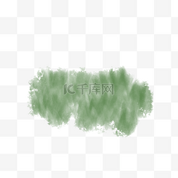 绿色水彩