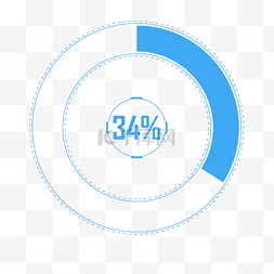 几何图形圆环图片_科技感圆形虚线条数据分析图表形