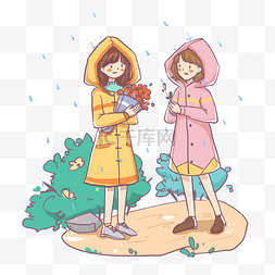 下雨24节气雨水春天