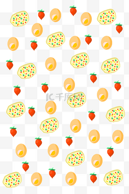 黄色鸡蛋底纹