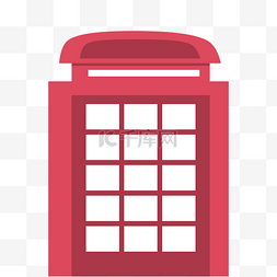 英伦风格元素图片_英伦风格红色电话亭