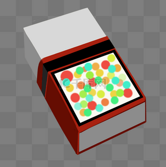 创意开学橡皮插画