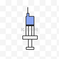 医用外口口罩图片_卡通注射器矢量图下载