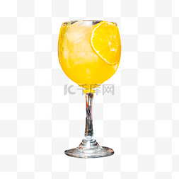 柳橙果汁图片_实物柠檬柳橙汁免抠